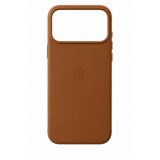 Estuche Iphone 17 Pro Cuerina Cafe Con Magsafe