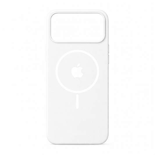 Estuche silicona MagSafe iPhone 17 Pro Max Blanco