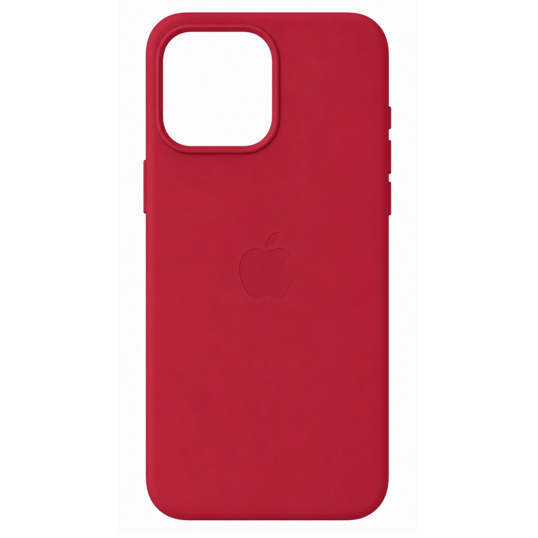 Estuche Iphone 16 Pro Max Cuerina Rojo Con Magsafe