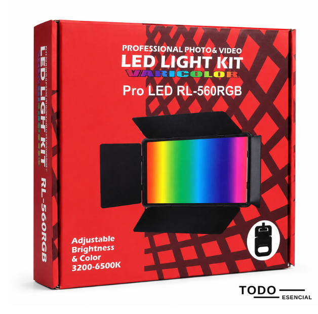 Panel de Luz Pro 560 Led RGB Pequeño