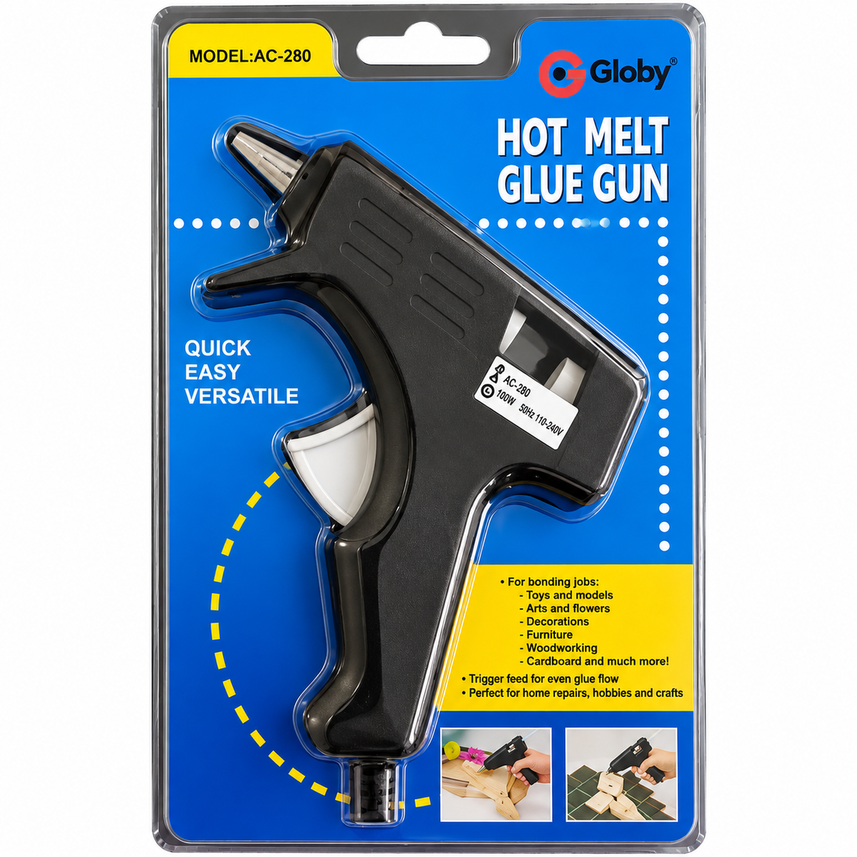 Pistola Silicona Pequeña Barra Delgada