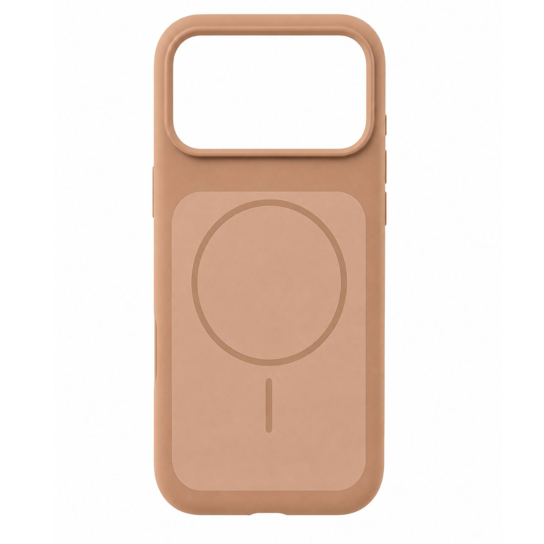 Estuche Iphone 17 Pro Silicona Luxe Cafe
