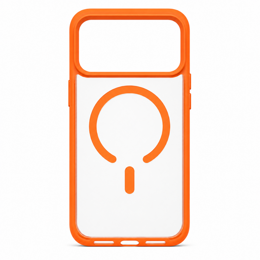 Estuche antichoque naranjado iPhone 18 pro Max MagSafe
