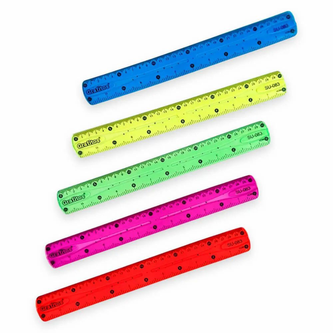 Regla 30cm Rigída