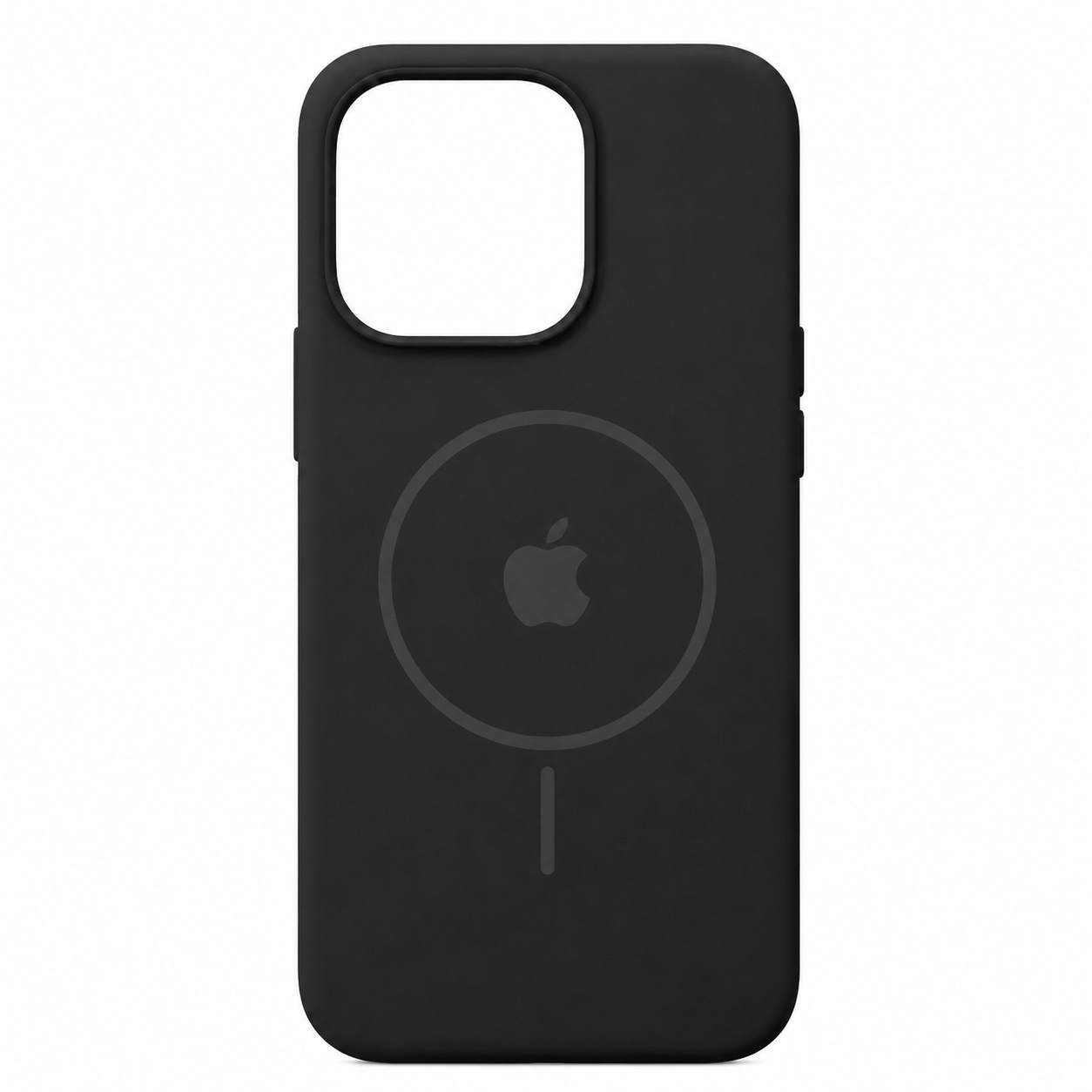 Estuche Silicona Magsafe Iphone 16 Pro Max Negro