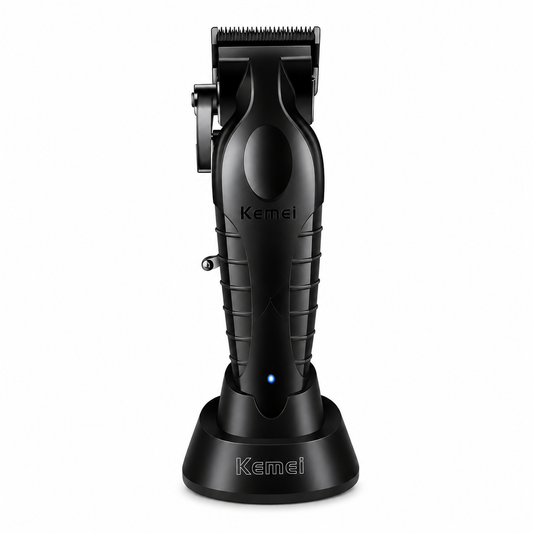 Máquina de motilar Kemei inalámbrica con base de Carga