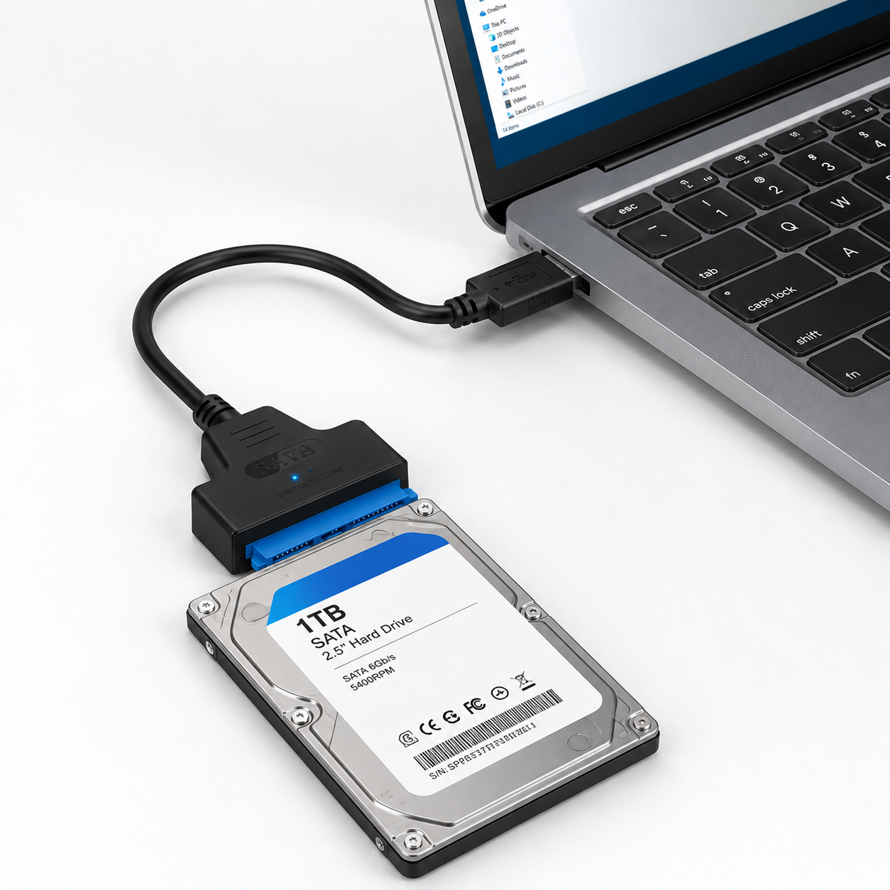 Cable Adaptador Usb 3.0 A Sata 3 Disco Duro 2.5 Hda