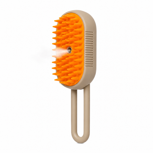 Cepillo Mascota Vaporizador Peine a Vapor