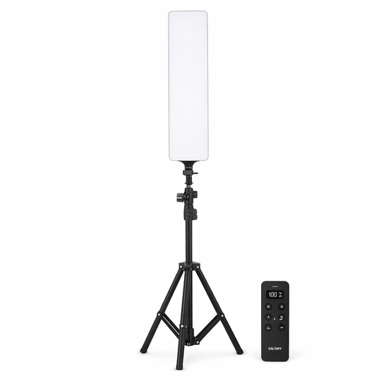Panel de Luz Led Fotografía Profesional Vertical con Trípode y Control Rl100