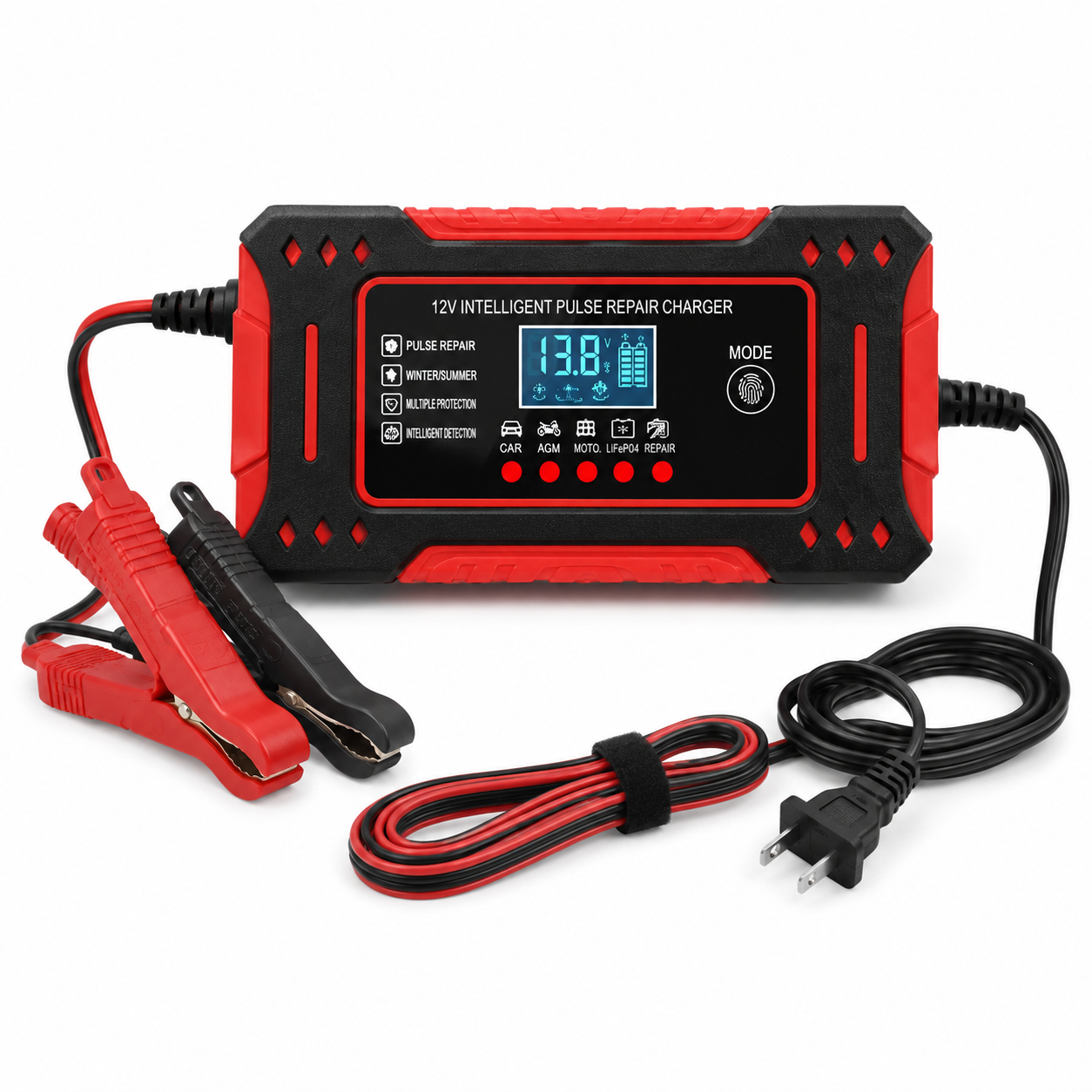 Kit Arrancador Iniciador de Batería 12V Carro Moto