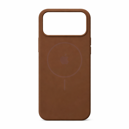 Estuche silicona MagSafe iPhone 17 pro Cafe
