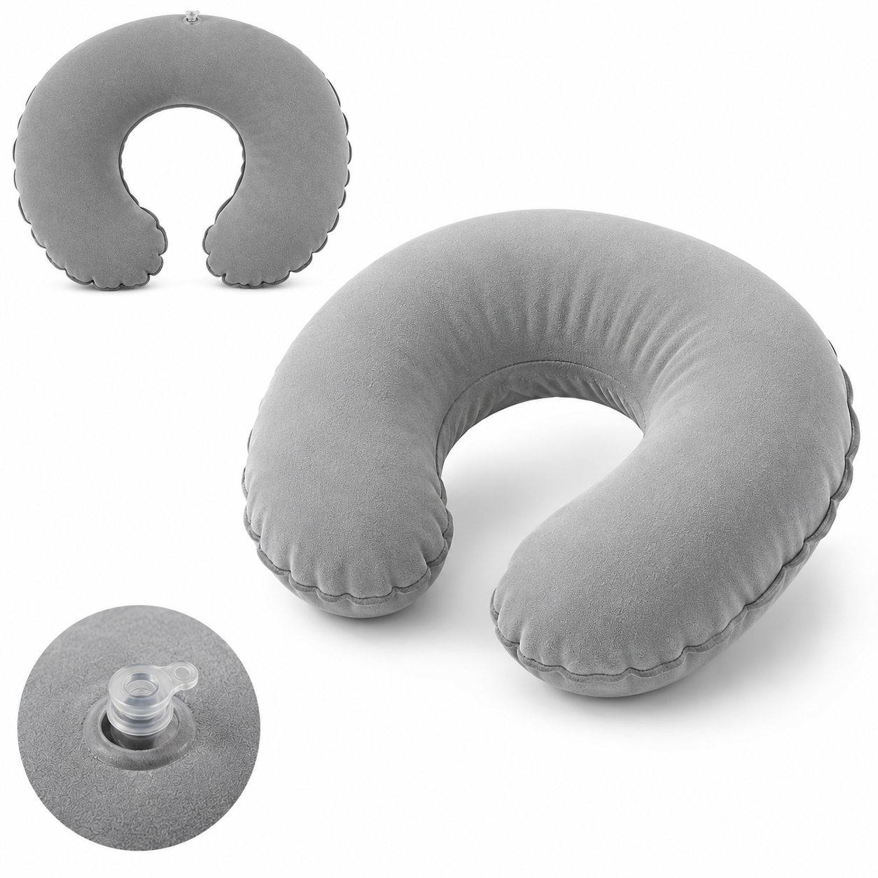 Almohada de Viaje Cervical Ergonómica Infable