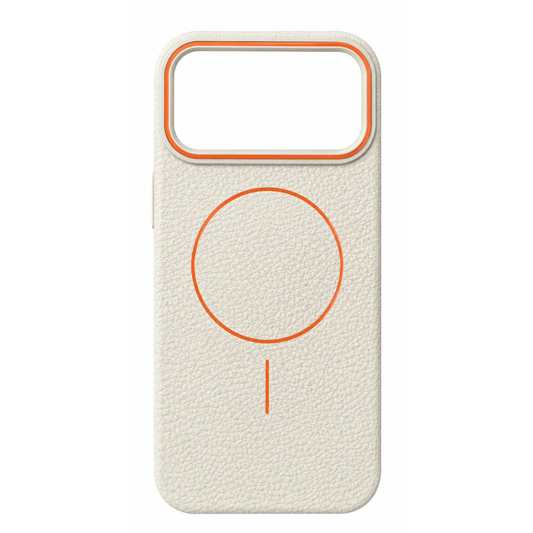 Estuche Iphone 17 Pro Max Textura Blanco Con Magsafe