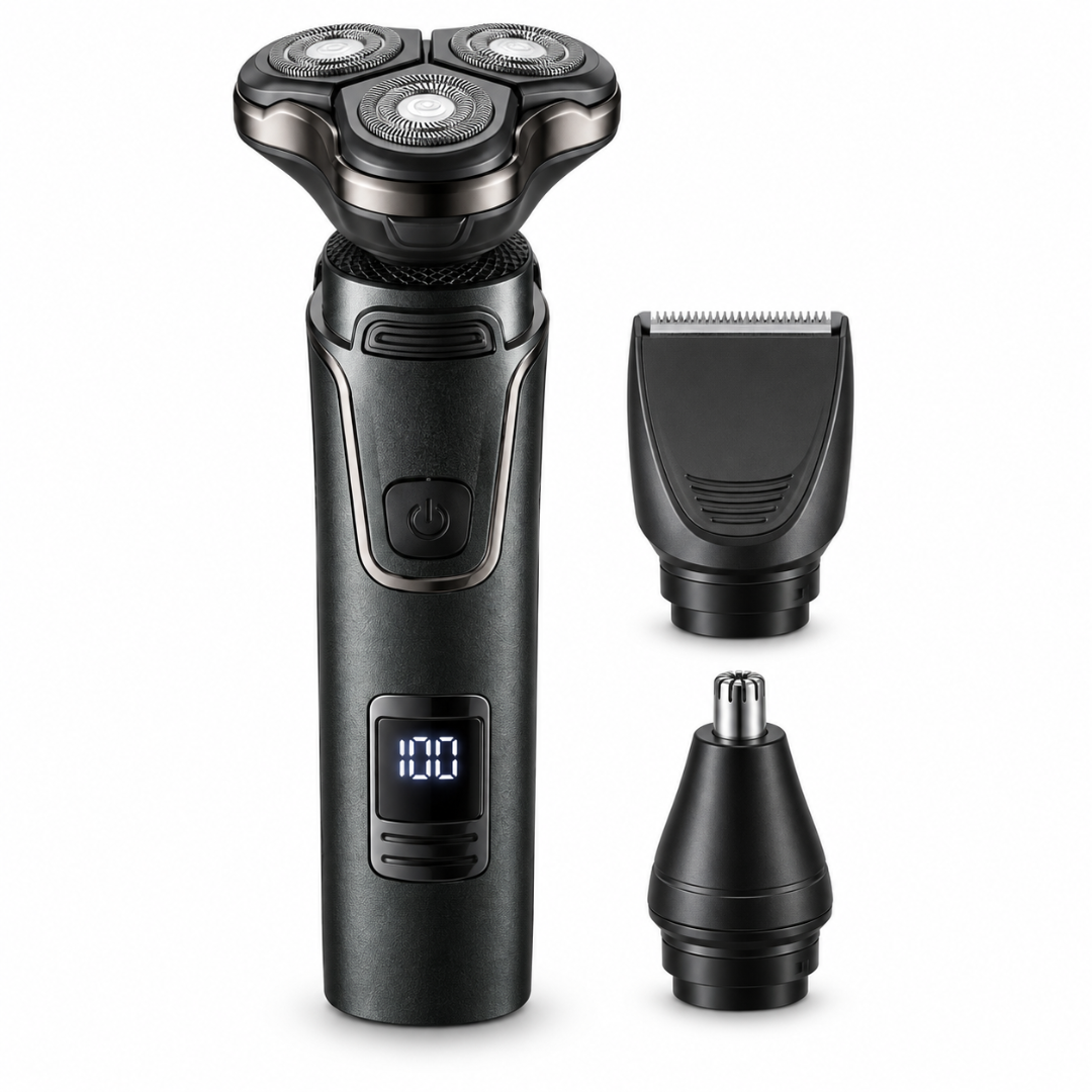 Máquina de afeitar patillera 3 en 1 para hombre eléctrica