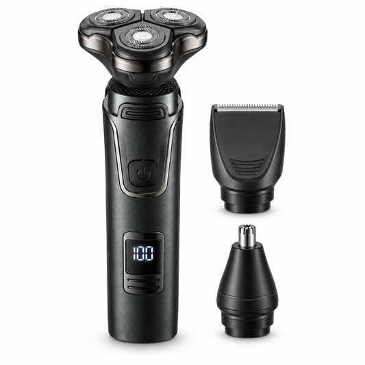 Máquina de afeitar patillera 3 en 1 para hombre eléctrica