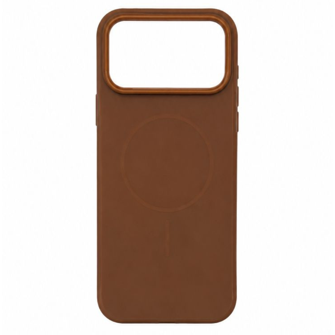 Estuche Iphone 17 Pro Max Cafe Silicona Con Magsafe