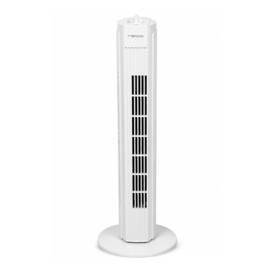 Ventilador De Torre 32" Plástico 3 Velocidades 45w