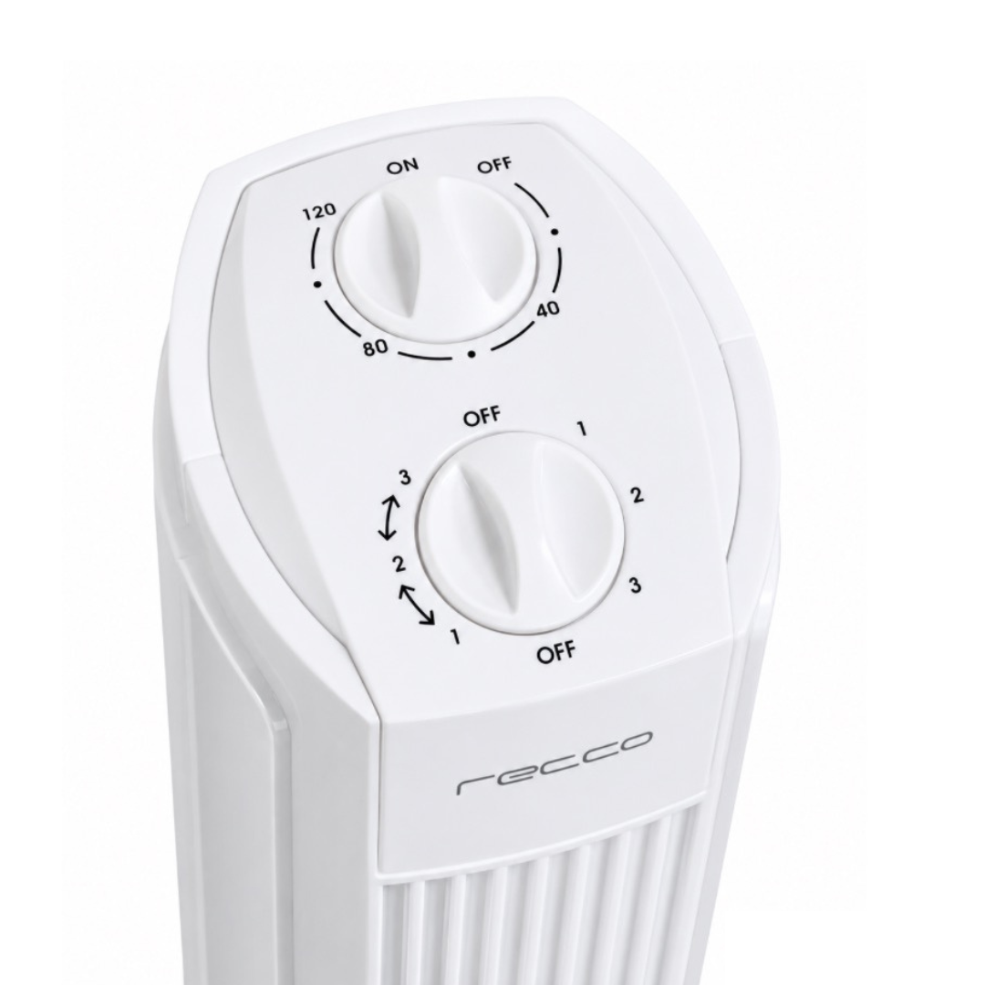 Ventilador De Torre 32" Plástico 3 Velocidades 45w