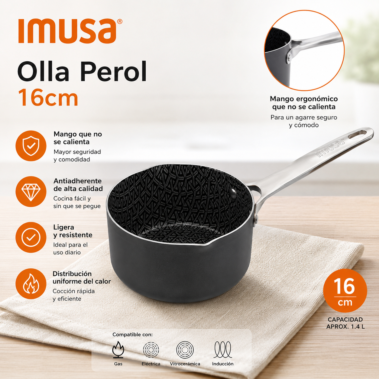 Olla Perol Imusa 16cm