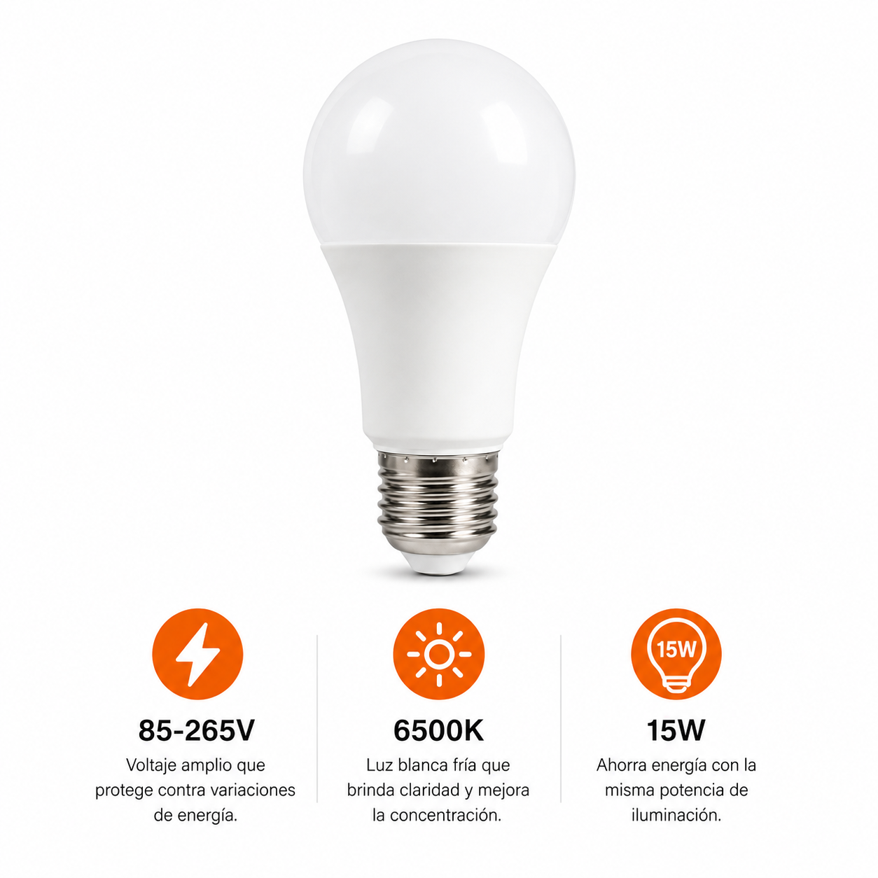 Bombillo Led E27 15W