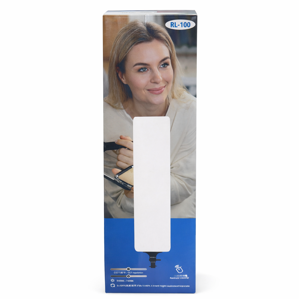 Panel de Luz Led Fotografía Profesional Vertical con Trípode y Control Rl100