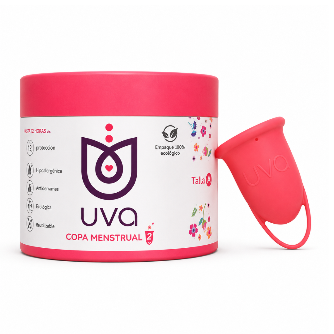 Copa Menstrual Essential Talla A Salmón Uva