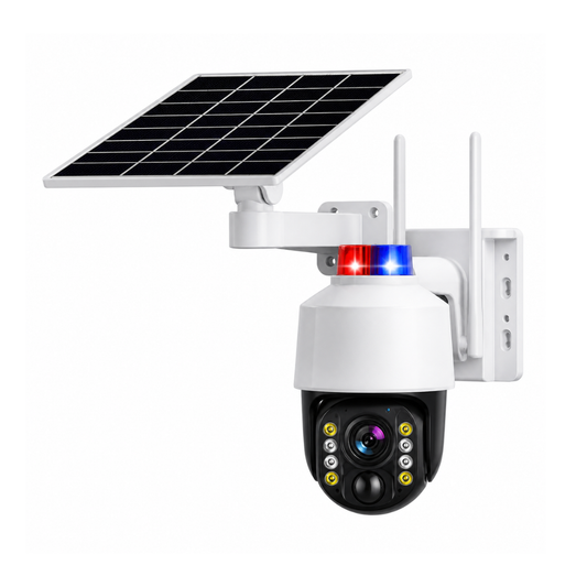 Cámara Panel Solar Full HD Exterior con Alarma