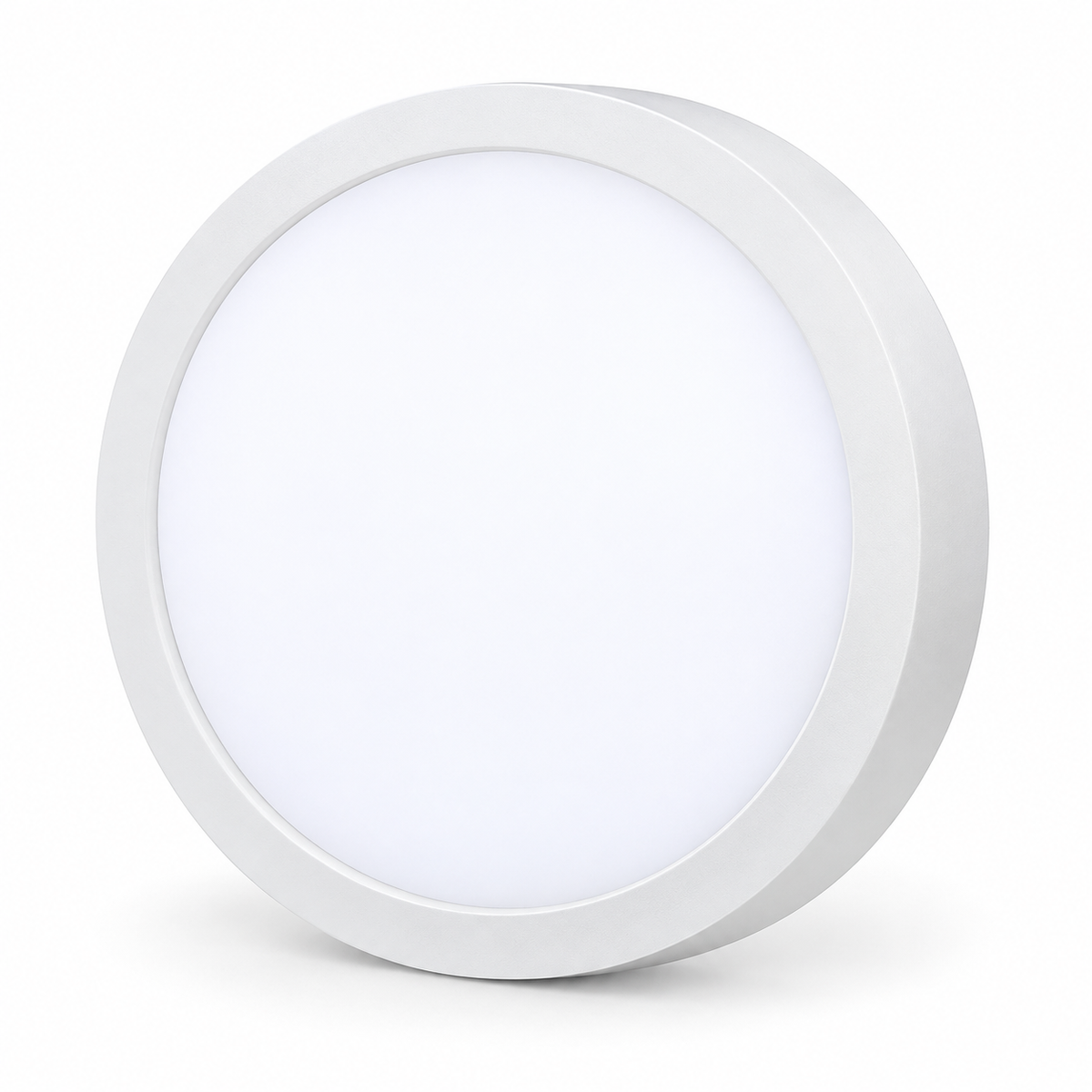 Panel Led 12W Redondo Sobreponer Luz Blanca