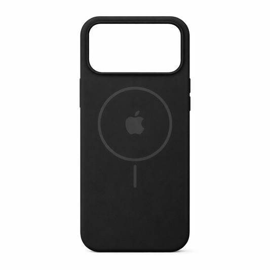 Estuche silicona MagSafe iPhone 17 pro Negro
