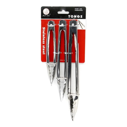 Pinzas De Acero Inoxidable X 3