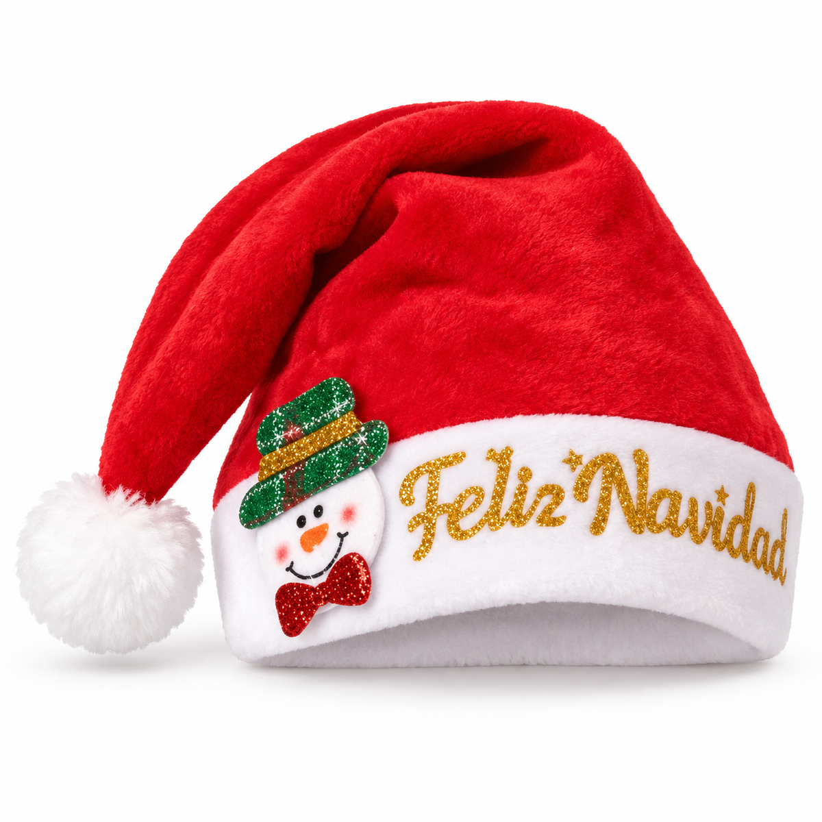 Gorro Navideño Decorado con Personaje