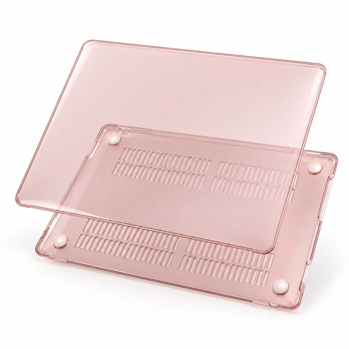 Case carcasa para MacBook neo rosa transparente