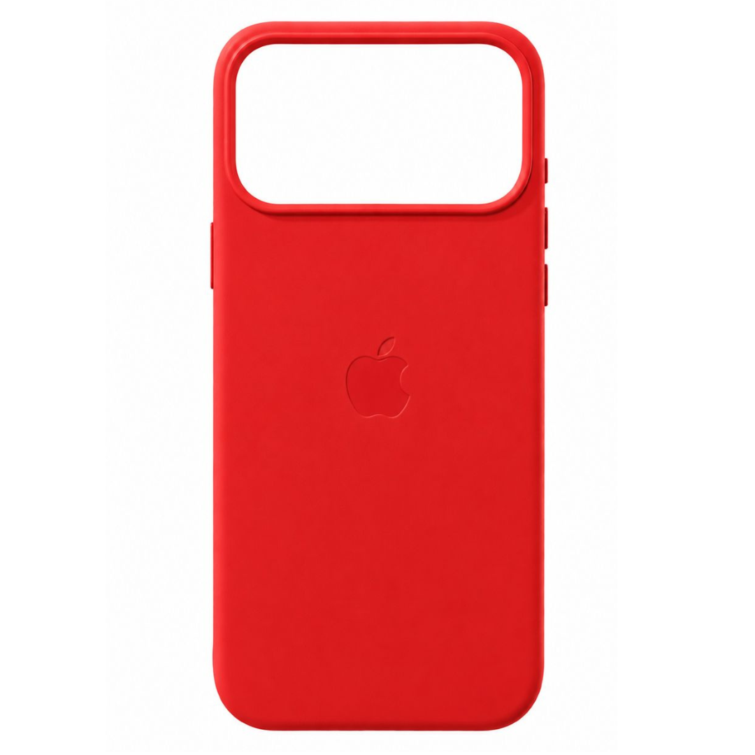 Estuche Iphone 17 Pro Max Cuerina Rojo Con Magsafe