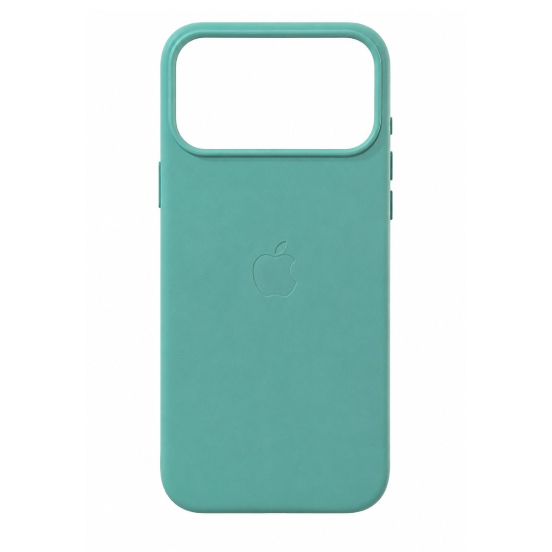Estuche Iphone 17 Pro Max Cuerina Azul Marino Con Magsafe