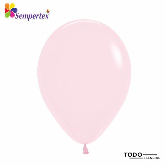 Globos Sempertex Bombas 50 Unidades Mate Rosado