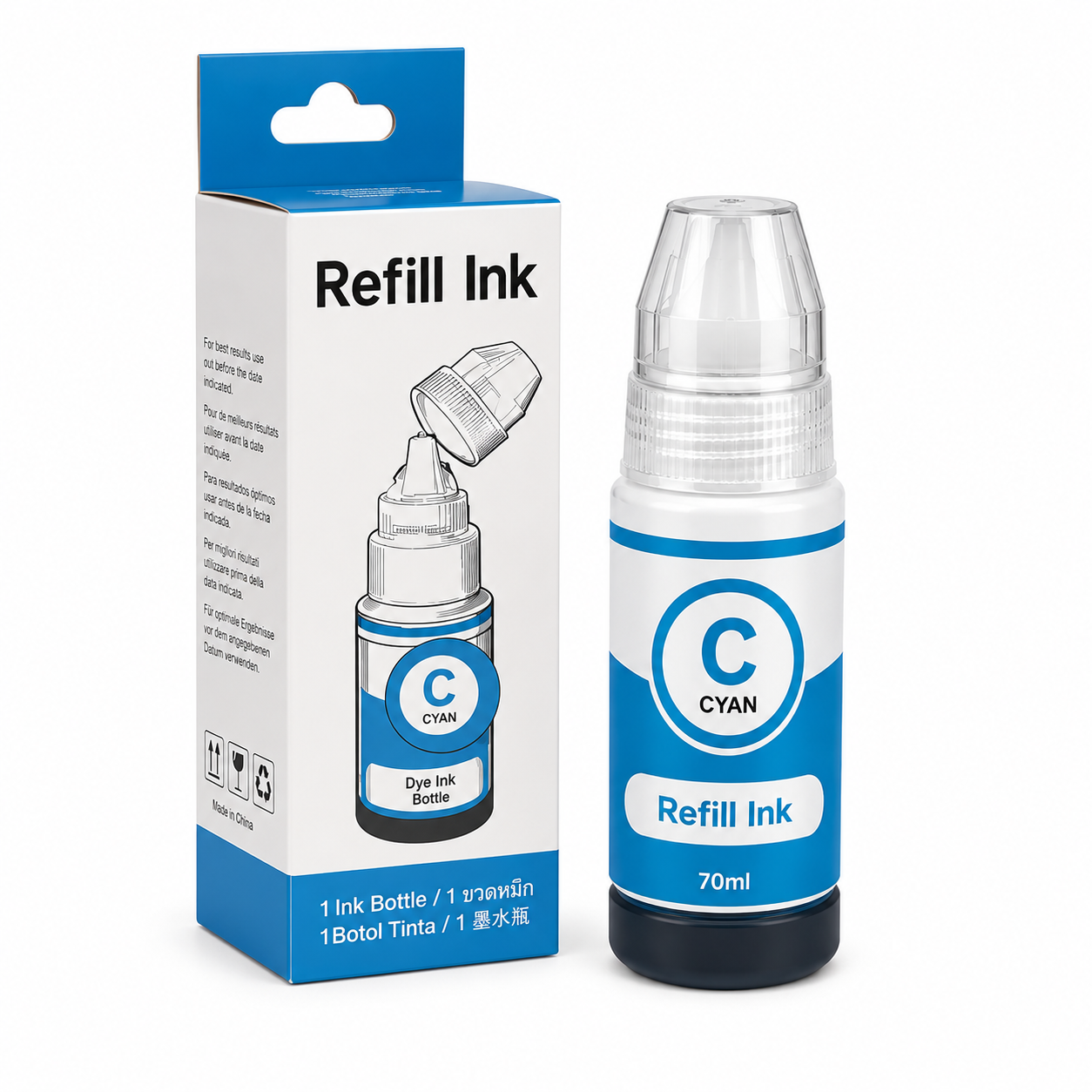 Tinta generica para Canon azul 70 ml