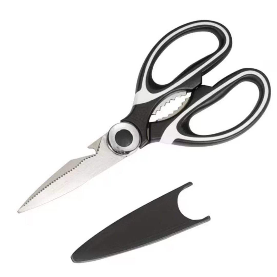 Tijeras De Cocina Multiusos De Acero Inoxidable
