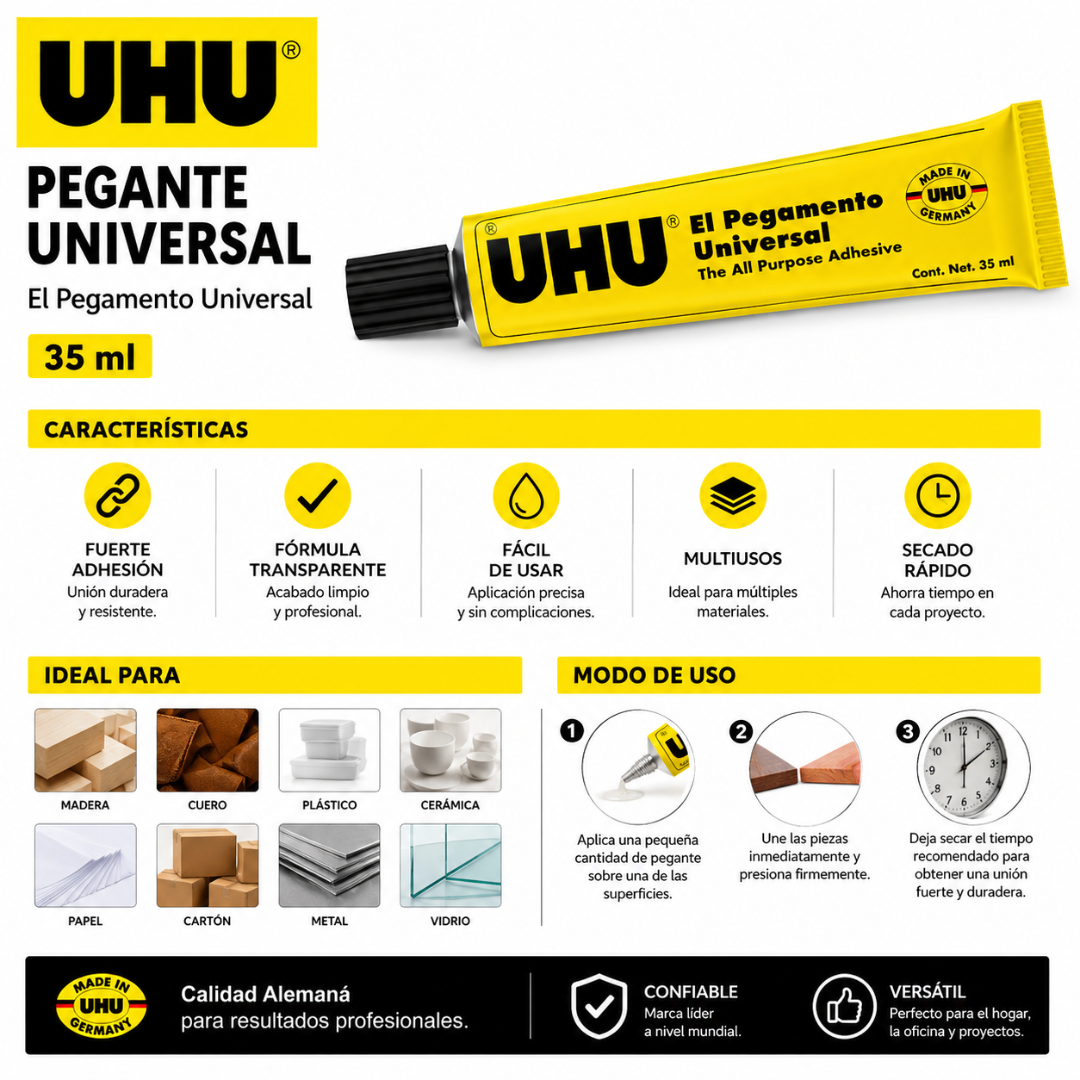 Pegante Universal Uhu 35ml