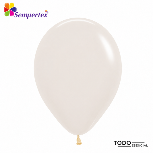 Globos Sempertex Bombas 50 Unidades Fashion Blanco
