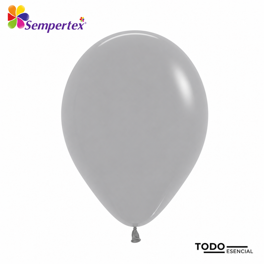 Globos Sempertex Bombas 50 Unidades Fashion Gris