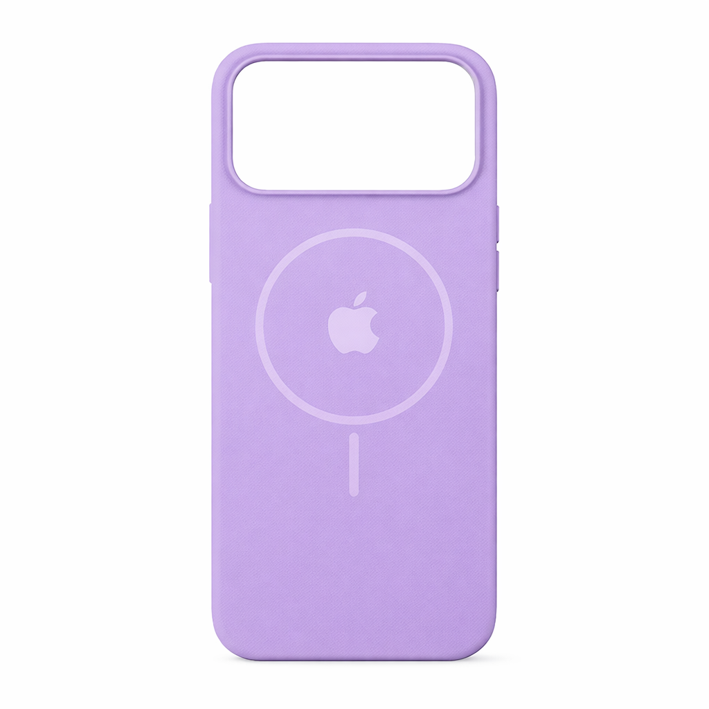 Estuche silicona MagSafe iPhone 17 pro Lila