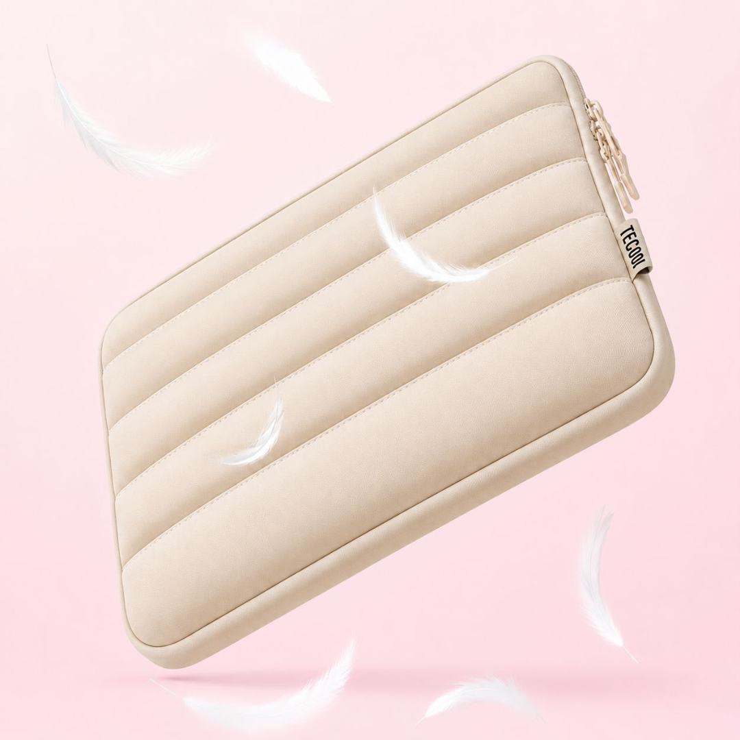 Funda Para Laptop Acolchada Beige 14”