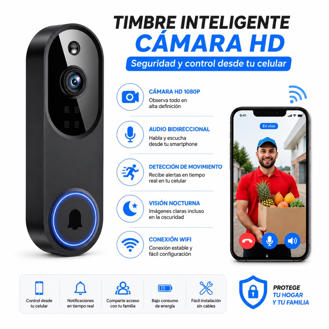 Timbre Inteligente Videoportero
