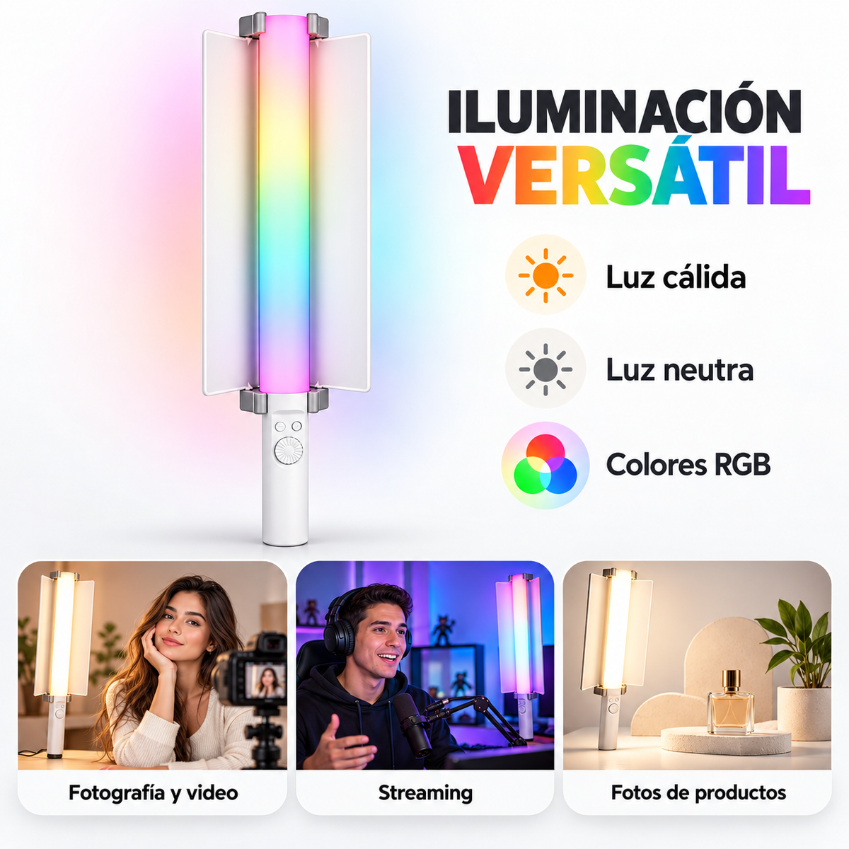 Panel Iluminación Estudio Led RGB