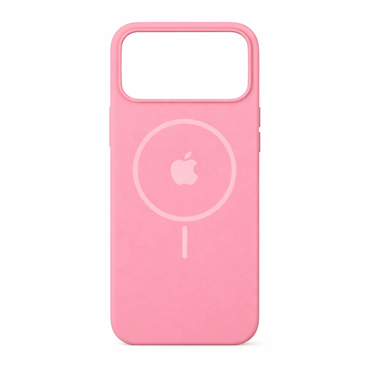 Estuche silicona MagSafe iPhone 17 pro Rosado