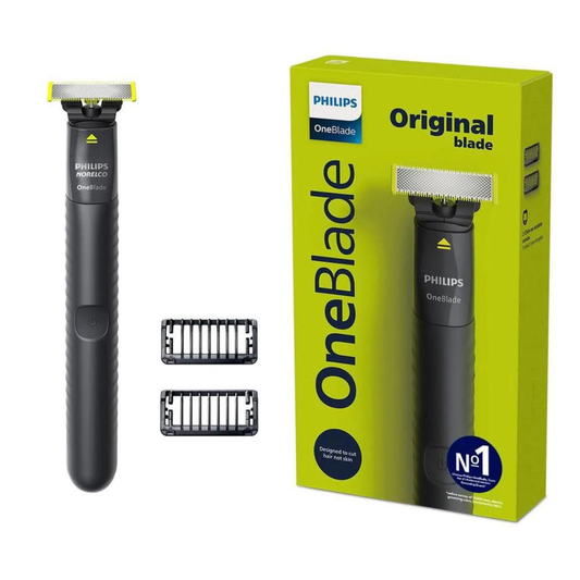 Máquina De Afeitar Eléctrica Philips Oneblade Con Peines Qp1424/10