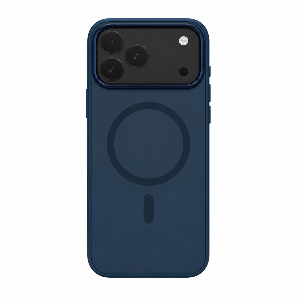 Estuche IPhone 17 Pro Azul Oscuro MagSafe con Borde