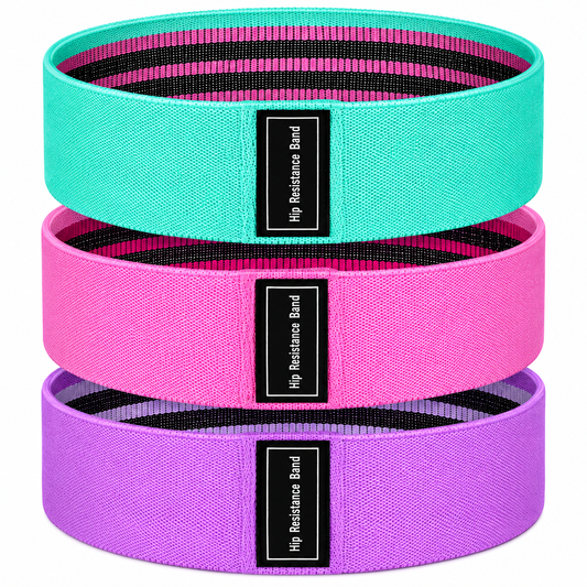 Bandas Resistencia Gimnasio Tela X3 Colores