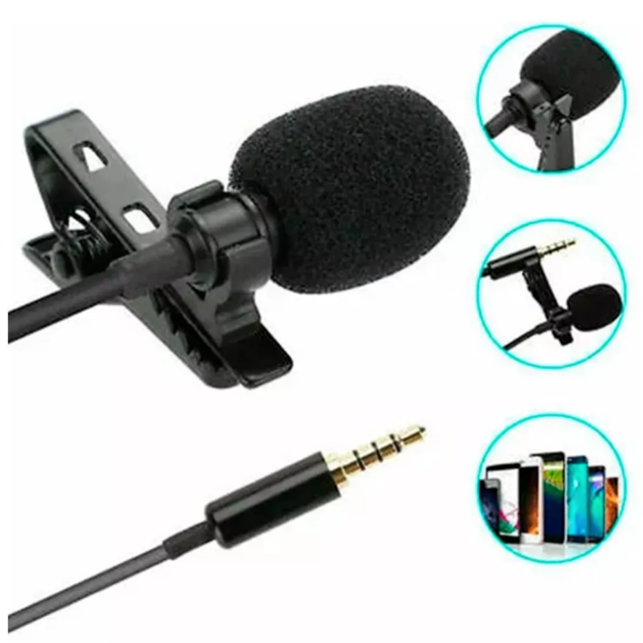 Microfono Solapa con Cable Full Sonido