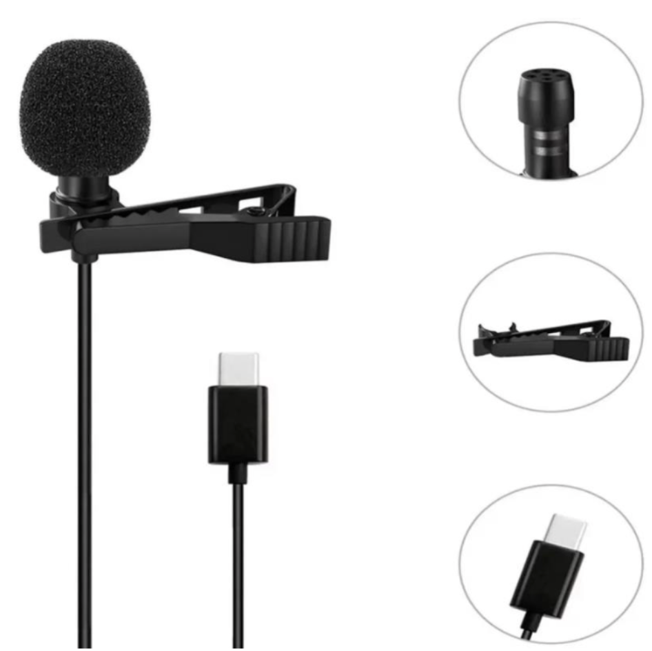 Microfono Solapa con Cable Full Sonido